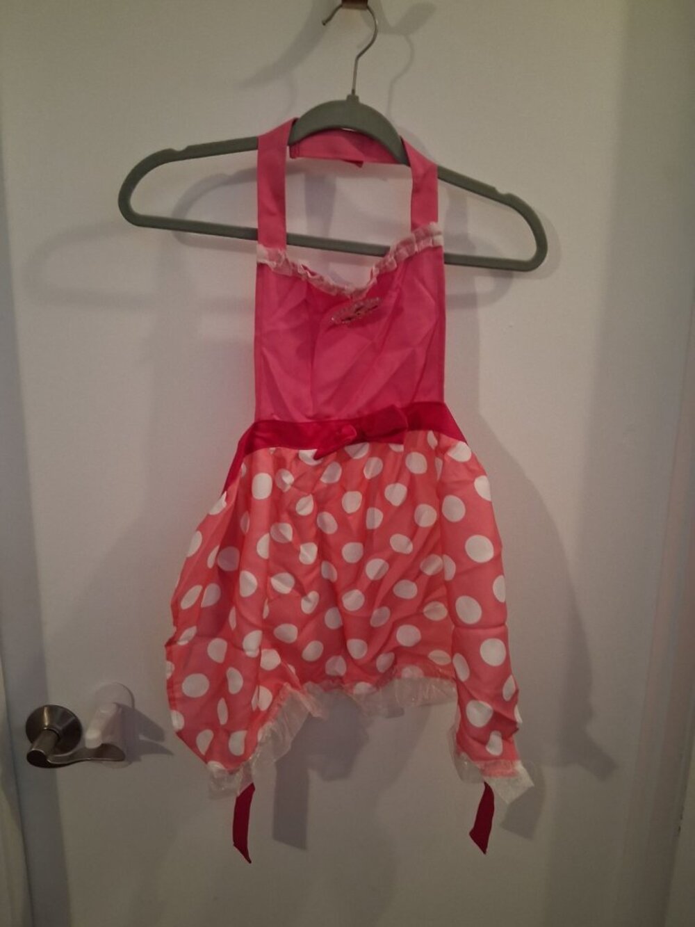 Disney Minnie Mouse Girls Apron Pink One Size
